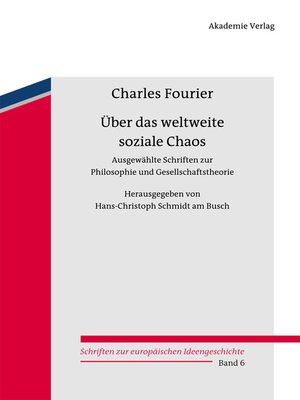cover image of Über das weltweite soziale Chaos